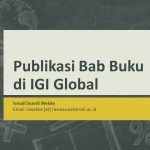 Menyiapkan Publikasi Bab Buku di Penerbit IGI Global: Pertanyaan yang Muncul